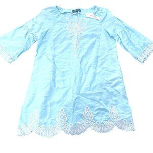 NWT Newport News Context Women's Lace Trimmed Tunic medium NEW
